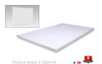 Panele w białych ramkach z serii PE Plus 