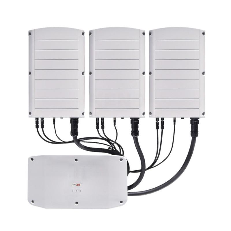 Falownik SolarEdge 90kW, on-grid, trójfazowy, 1 mppt, bez wyświetlacza, wifi (SE90K-RW00IBNM4 z 3xSESUK-RW00INNN4)